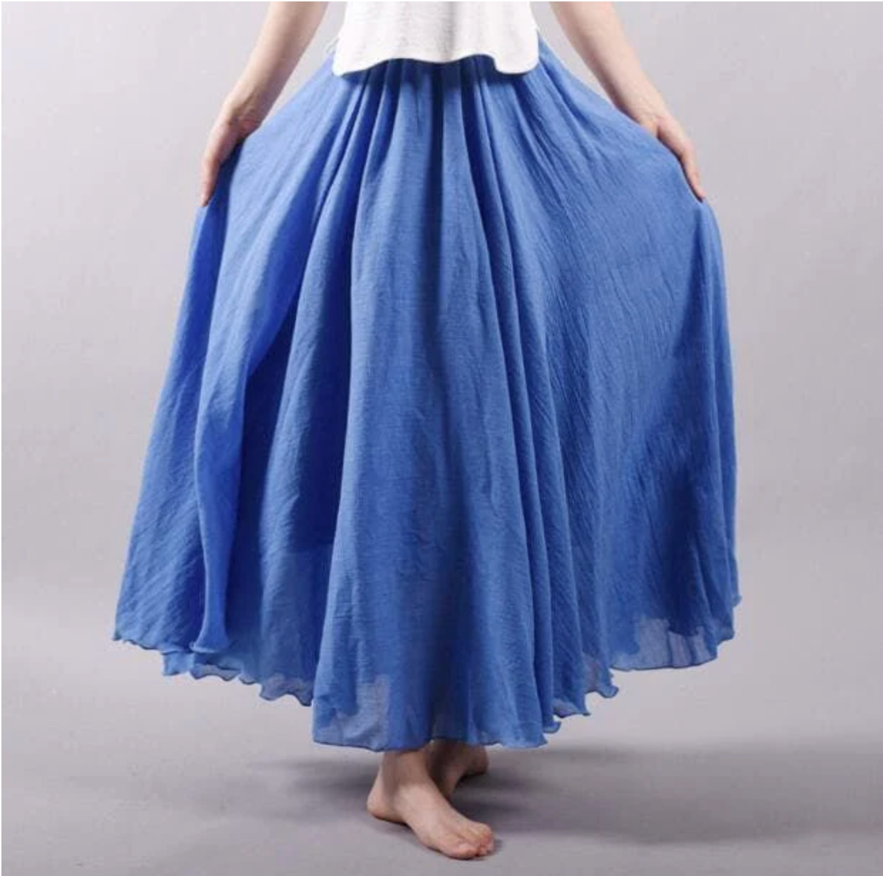 Gabrielle | Femme Jupe Longue Imprimé Floral Élégant 2