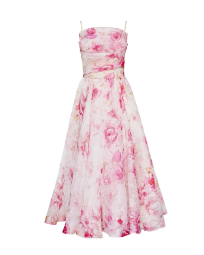 Margaux | Femme Robe Asymétrique Imprimée Floral-4