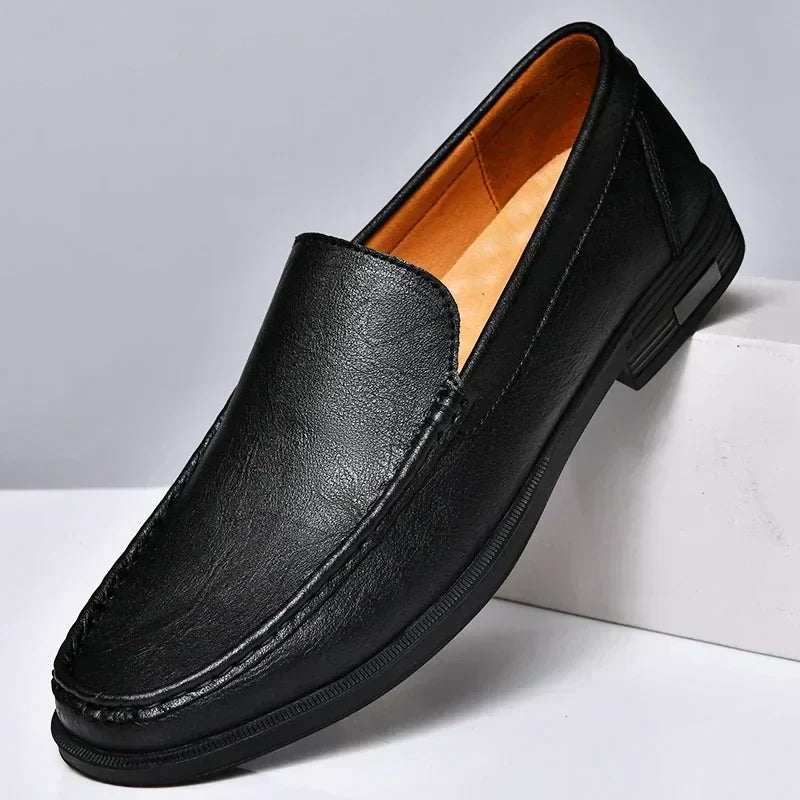 Jules | Homme Mocassins en Cuir Souple avec Détails Raffinés-6