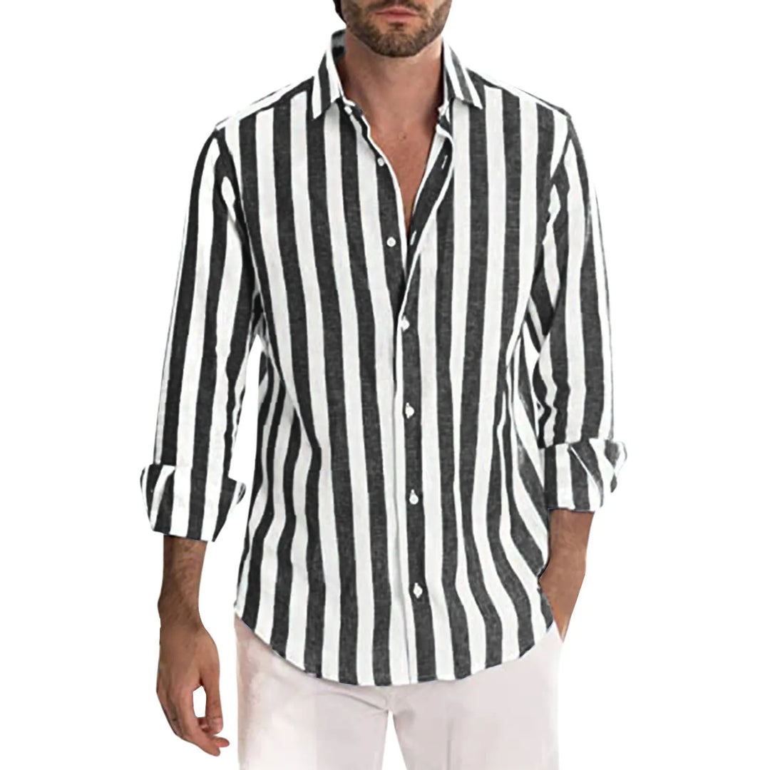 Variant image for Jules | Homme Chemise En Lin Coupe Décontractée Tissu Léger Respirant-3
