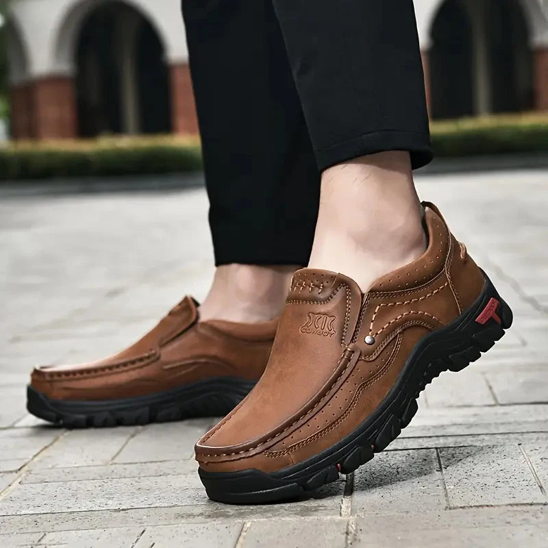 Théo | Homme Mocassins en Cuir Antidérapants Confortables 2