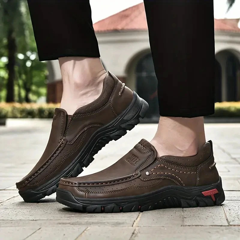 Théo | Homme Mocassins en Cuir Antidérapants Confortables 3