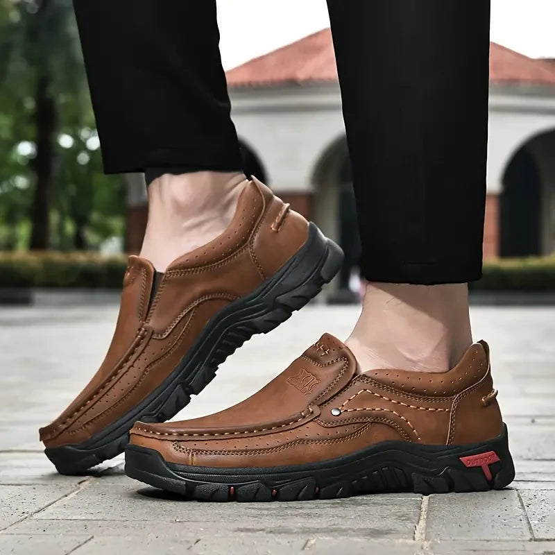 Théo | Homme Mocassins en Cuir Antidérapants Confortables 4