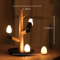 Lampe en Chêne Lumineuse - Lampe de Table