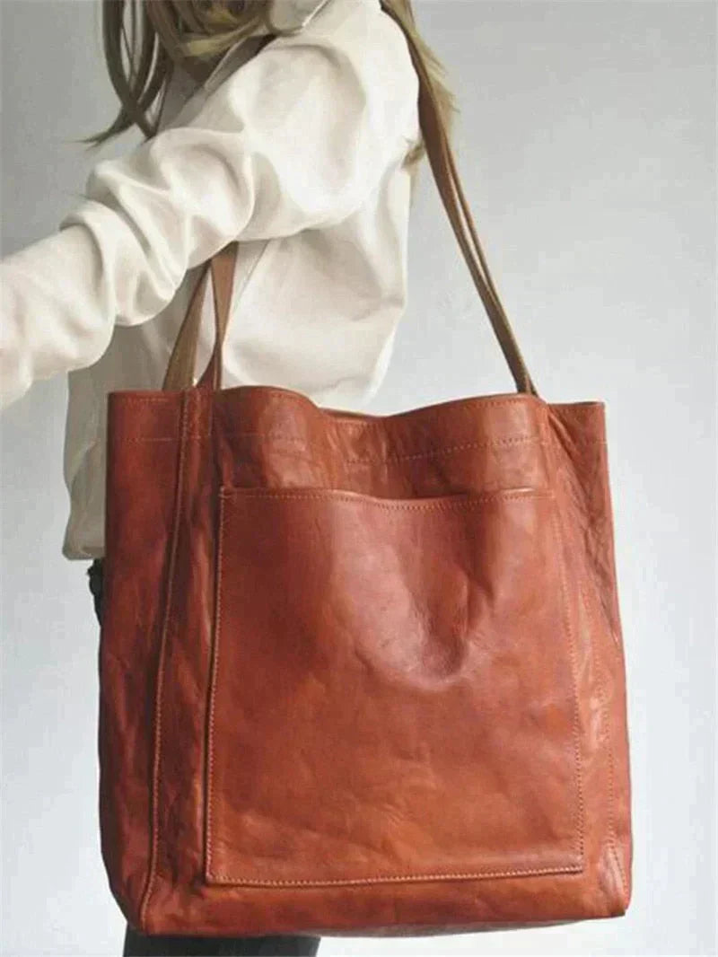 Gabrielle | Femme Sac Bandoulière en Cuir avec Compartiments Spacieux 4