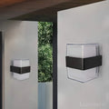 applique-murale-moderne-etanche-AC85-265V-IP65-aluminium-verre-trempé-Lumiero