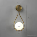 lampe murale en verre zénith
