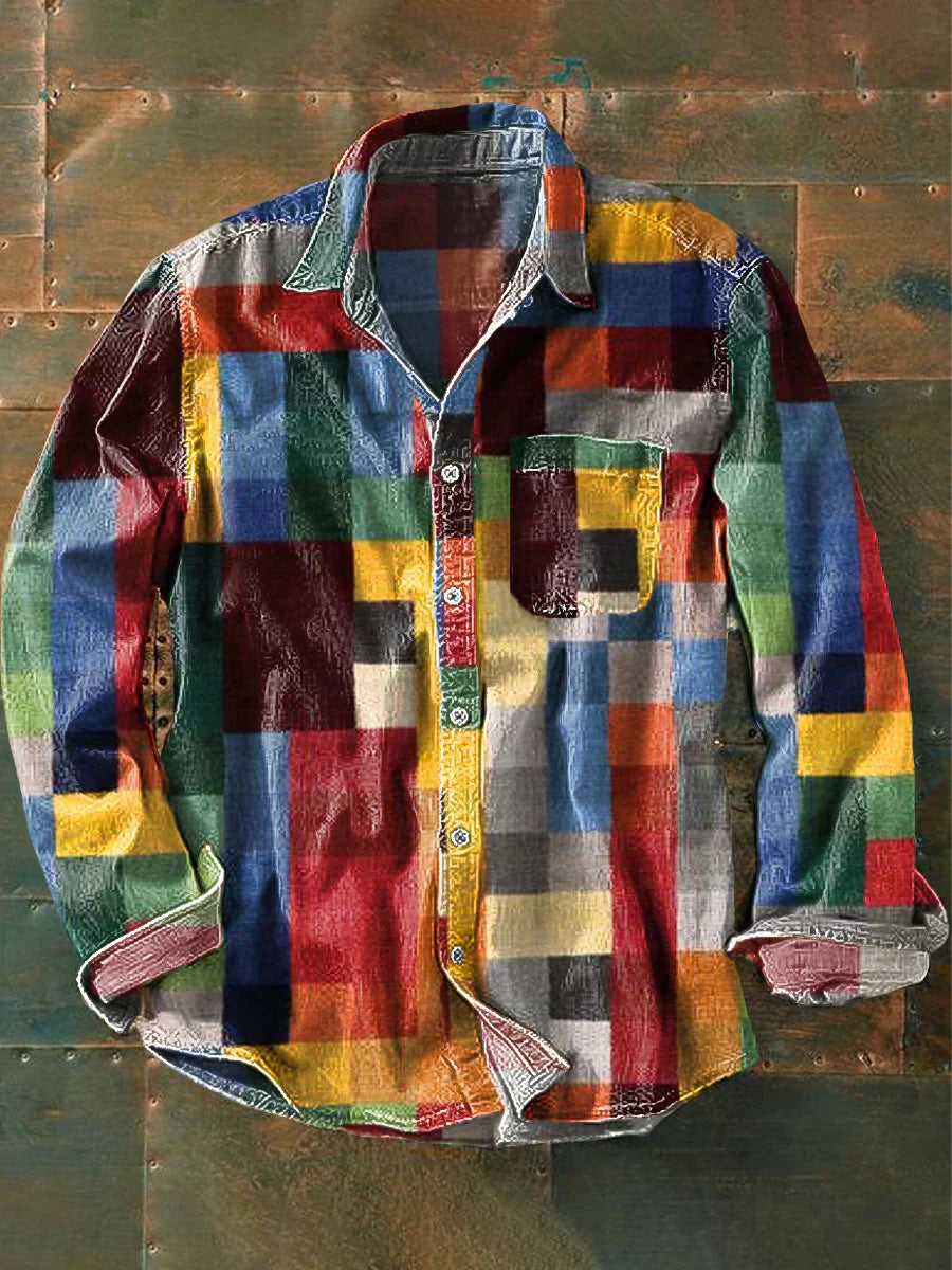 Victor | Homme Chemise Élégante à Coupe Moderne et Sac Pratique-1