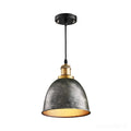 dome-suspension-fer-forge-noir-et-cable-effet-rouille