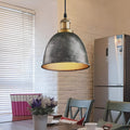 dome-suspension-fer-forge-noir-et-cable-effet-rouille