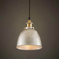 dome-suspension-fer-forge-noir-et-cable-effet-rouille
