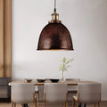 dome-suspension-fer-forge-noir-et-cable-effet-rouille