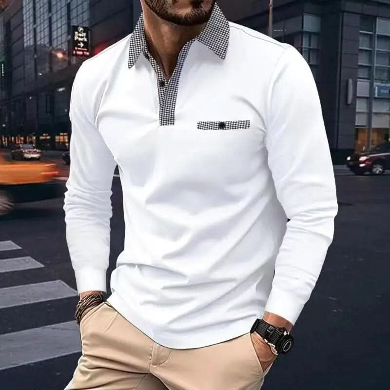 Variant image for Jules | Homme Polo Manche Longue Coupe Ajustée Tissu Doux et Respirant-8