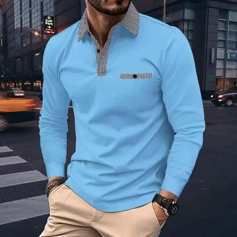 Variant image for Jules | Homme Polo Manche Longue Coupe Ajustée Tissu Doux et Respirant-22