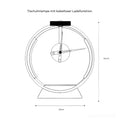Horloge-Analogique-NOGY-Lampe-LED-Métal-Plastique-USB-Énergie-Efficace-Lumiero