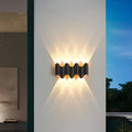 Lampe-Murale-LED-Extérieure-3W-5W-7W-Noire-Dorée-IP65-Lumier