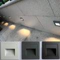 lumiero-applique-led-carrée-encastrée-3w-escalier-éclairage-sécurisé-imperméable-blanc-vert-rouge-taille-petit-moyen-grand-lumiero