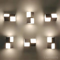 applique-murale-exterieure-etanche-14W-220V-lumiero-eclairage-extérieur-gris