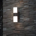 applique-murale-exterieure-etanche-14W-220V-lumiero-eclairage-extérieur-gris