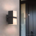 applique-murale-exterieure-etanche-14W-220V-lumiero-eclairage-extérieur-gris