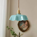 suspension-fleur-colorée-moderne-luminaire-design-abat-jour-verre-lumiero
