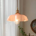 suspension-fleur-colorée-moderne-luminaire-design-abat-jour-verre-lumiero