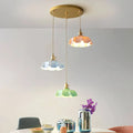 suspension-fleur-colorée-moderne-luminaire-design-abat-jour-verre-lumiero