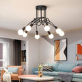 lustre-vintage-lampe-led-en-fer-forge