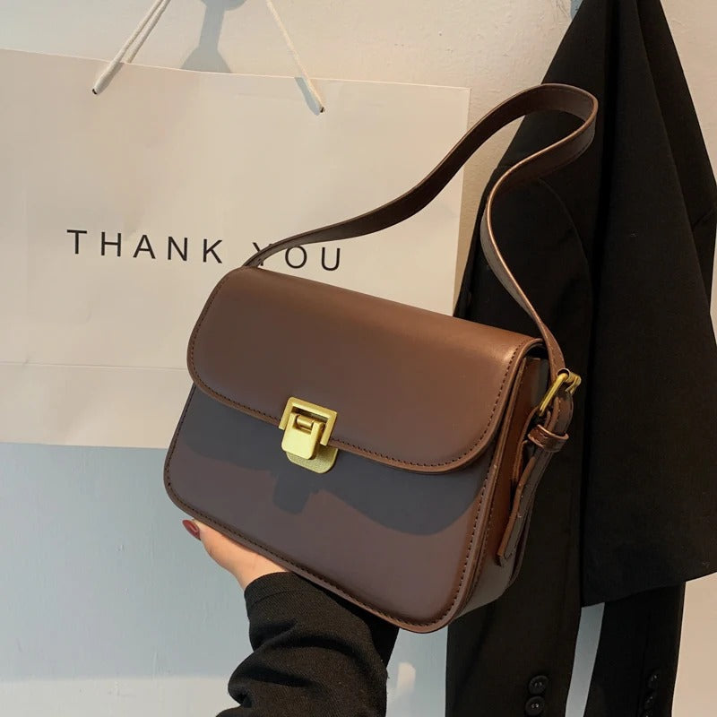 Théo | Femme Sac Bandoulière Chic Minimaliste avec Compartiments Organisés 6