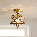 plafonnier-etoile-laiton-andamp-verre