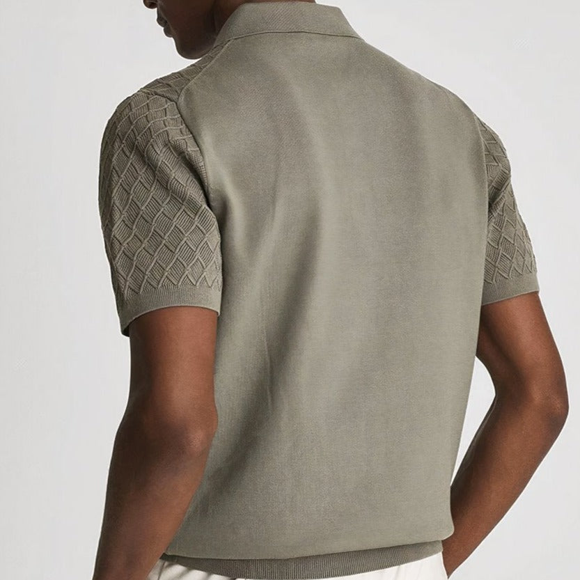 Jules | Homme Polo Manche Longue Slim Tissu Doux-4