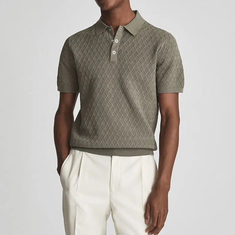Jules | Homme Polo Manche Longue Slim Tissu Doux-3
