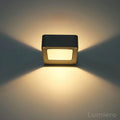 Savia-Lampe-de-Jardin-Aluminium-LED-7W-Applique-Murale-Extérieure-IP44-Gris-Foncé-Lumiero