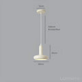 suspension à faisceau ondulé à LED moderne
