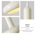 suspension à faisceau ondulé à LED moderne
