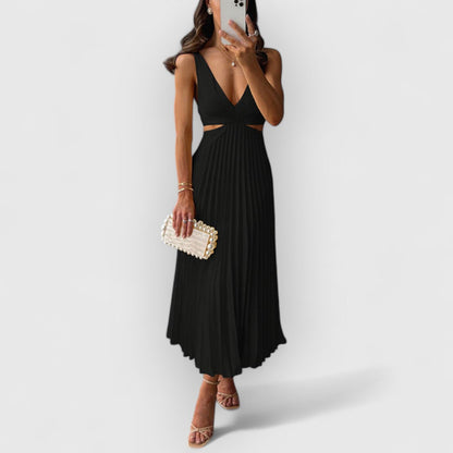 Gabrielle | Femme Robe Longue Fluide Imprimé Floral-2