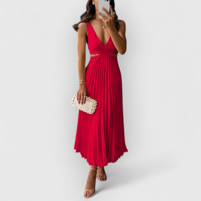 Gabrielle | Femme Robe Longue Fluide Imprimé Floral-4
