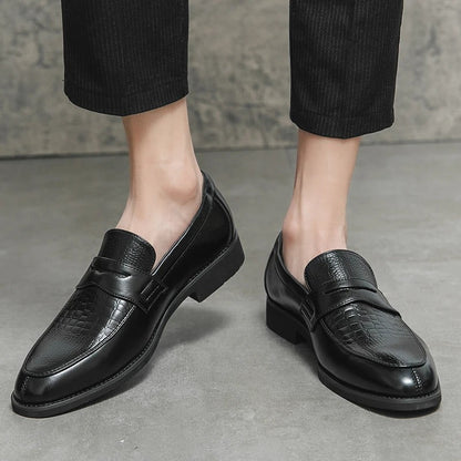 Variant image for Hugo | Homme Mocassins Classiques en Cuir avec Semelles Rembourrées-1