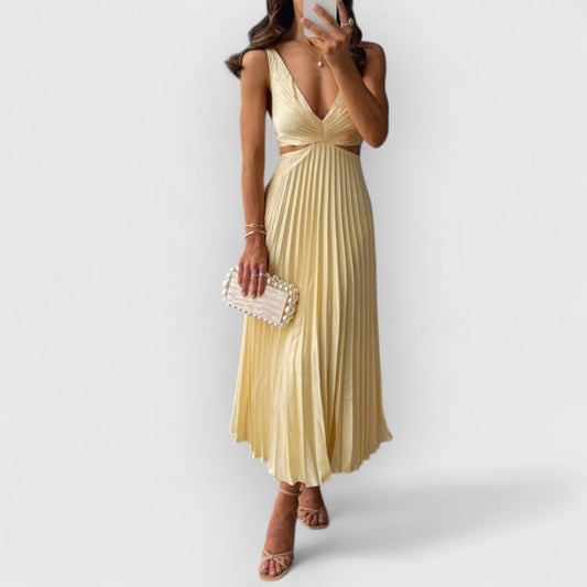 Gabrielle | Femme Robe Longue Fluide Imprimé Floral-1