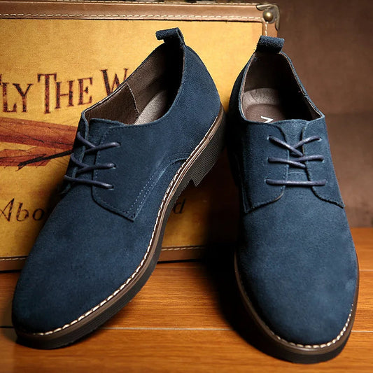 Hugo | Homme Chaussures Oxford en Cuir avec Coutures Raffinées-1