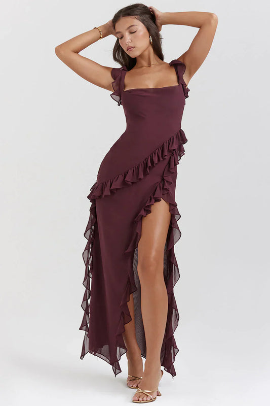 Gabrielle | Femme Robe Longue Été Imprimé Floral 1
