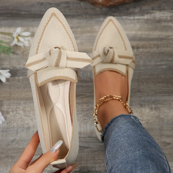 Margaux | Femme Ballerines Confortables Semelle Souple Blanche 1