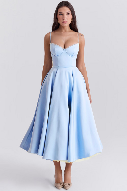 Gabrielle | Femme Robe Longue Élégante Imprimé Floral 1