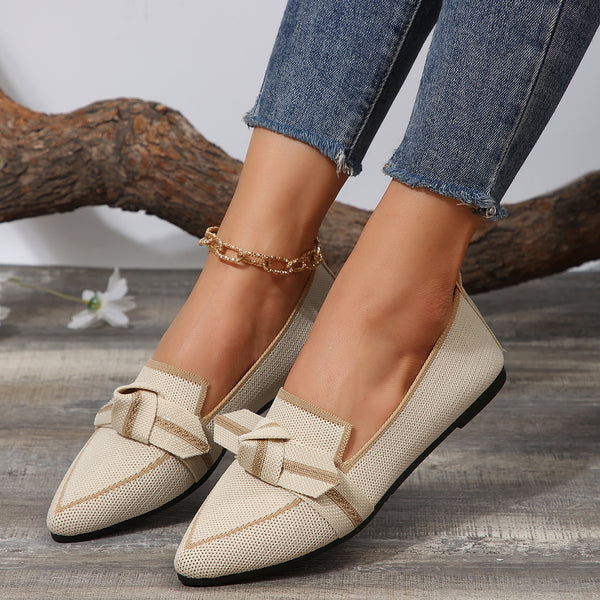 Margaux | Femme Ballerines Confortables Semelle Souple Blanche 2