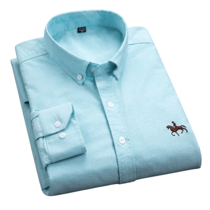 Variant image for Camille | Homme Chemise à Manches Longues Ajustée en Tissu de Qualité-37
