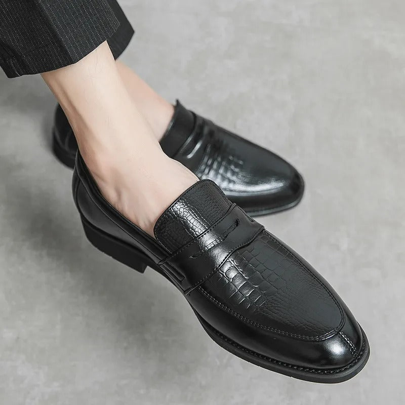 Hugo | Homme Mocassins Classiques en Cuir avec Semelles Rembourrées-5