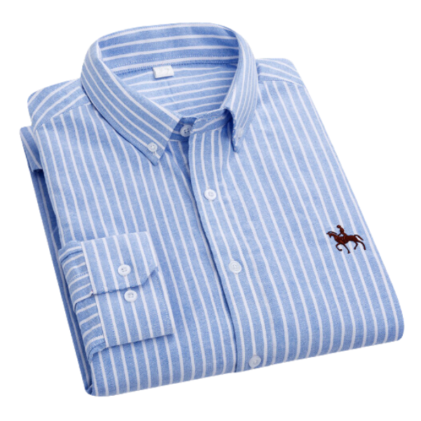 Variant image for Camille | Homme Chemise à Manches Longues Ajustée en Tissu de Qualité-46