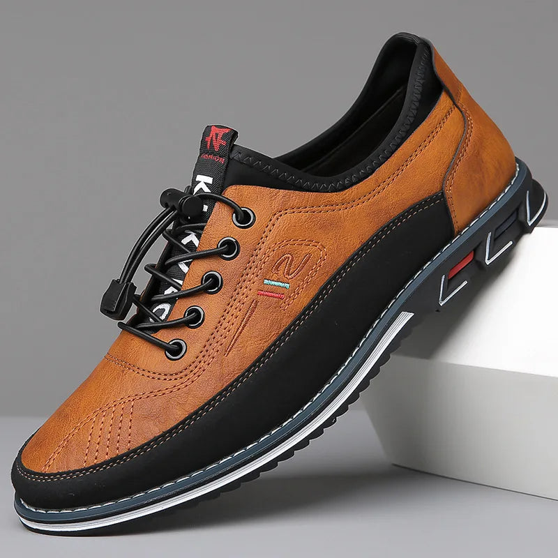 Maxime | Homme Chaussures Oxford Classiques en Cuir Véritable-1