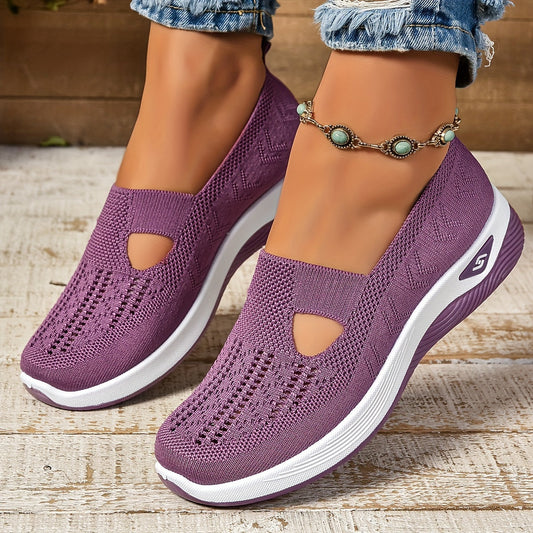 Camille | Femme Chaussures Antidérapantes avec Semelles Amovibles et Tissu Stretch-1