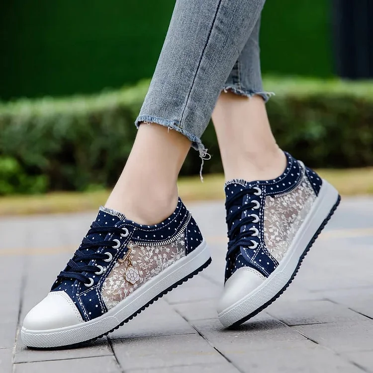 Variant image for Gabrielle | Femme Chaussures Décontractées Confortables Imprimé Floral-11